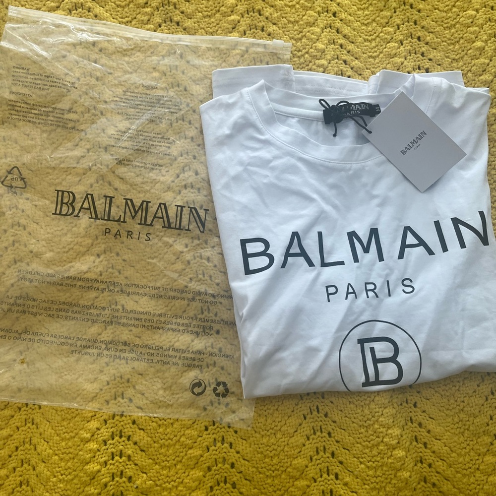 BALMAIN T shirt New - Picture 8 of 9